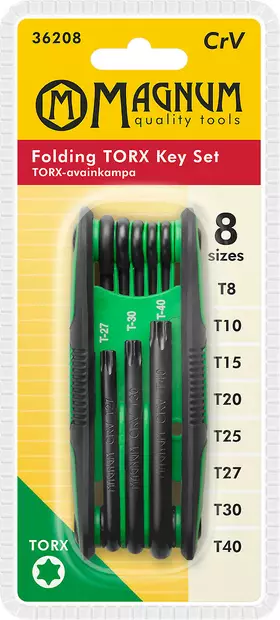 TORX-AVAINKAMPA T8-T40 - Torx-avaimet - 36208 - 2