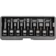 YATO IMPACT BIT SOCKET SET RIBE 8PCS 1/2" - Hylsysarjat - YT-1068 - 1