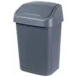 Heiluriroskis 25L Tummanharmaa - Siivousvälineet - OX008 - 1