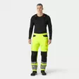 Helly Hansen Avohaalari HI-VIS ALNA 4X FL.Kel/Ebony - Työhaalarit - HH77549-369-C48 - 6