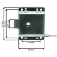 Ohjaamon Oven Lukko - Traktorit ja työkoneet - T0138 - 2