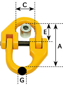 LIITOSLENKKI 5/6-8 1,0T - Luokitellut nostoketjut  - LL568 - 1