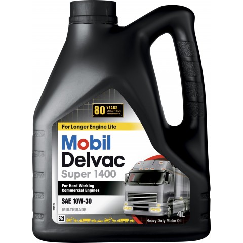 MOBIL DELVAC SUPER 1400 10W-30 4L - Öljyt - MB149528 - 1