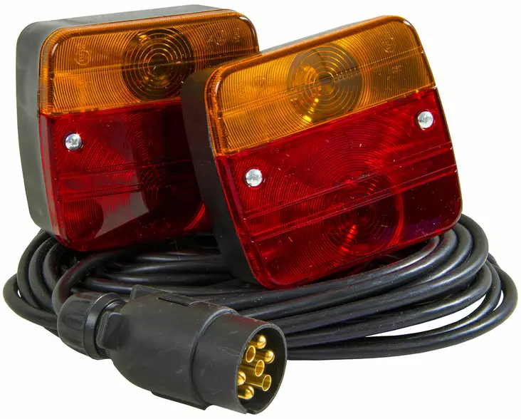 PERÄVAUNUN VALOSARJA 7,5M 12V - Peräkärryn valot - ST86008 - 1