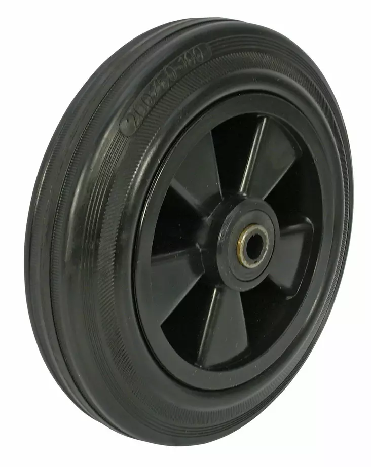 PYÖRÄ IRTO 125X37,5MM MUSTA - Vaunu- ja kalusterenkaat - XPP12538 - 1