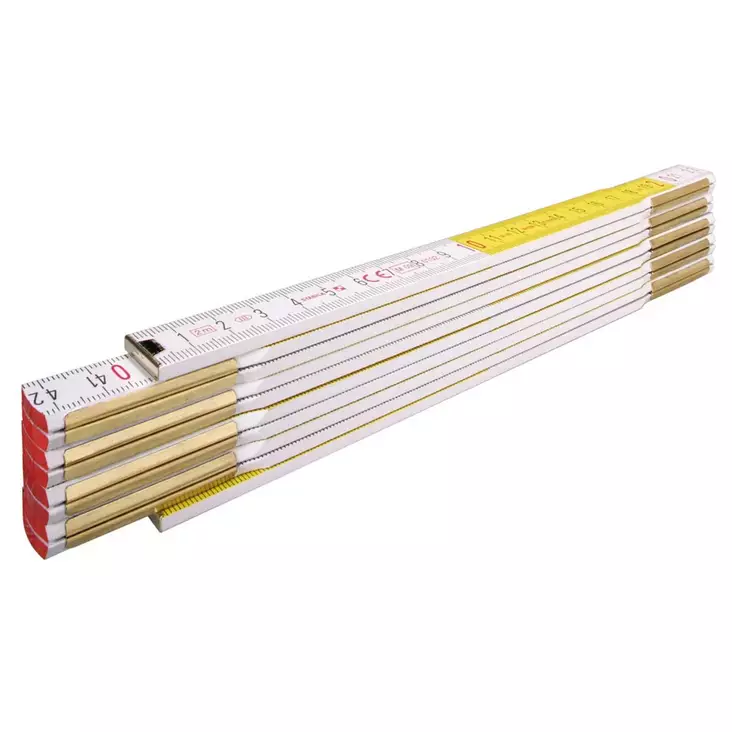 STABILA NIVELMITTA 2MX16MM 617 VALK/KELT. - Mitat ja vesivaa'at - SB01128 - 1