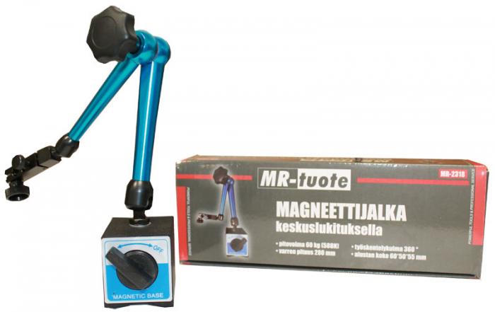 MAGNEETTIJALKA KESKUSLUKITUKSELLA 60KG - Työpöydät ja laatikot - MR-2318 - 1