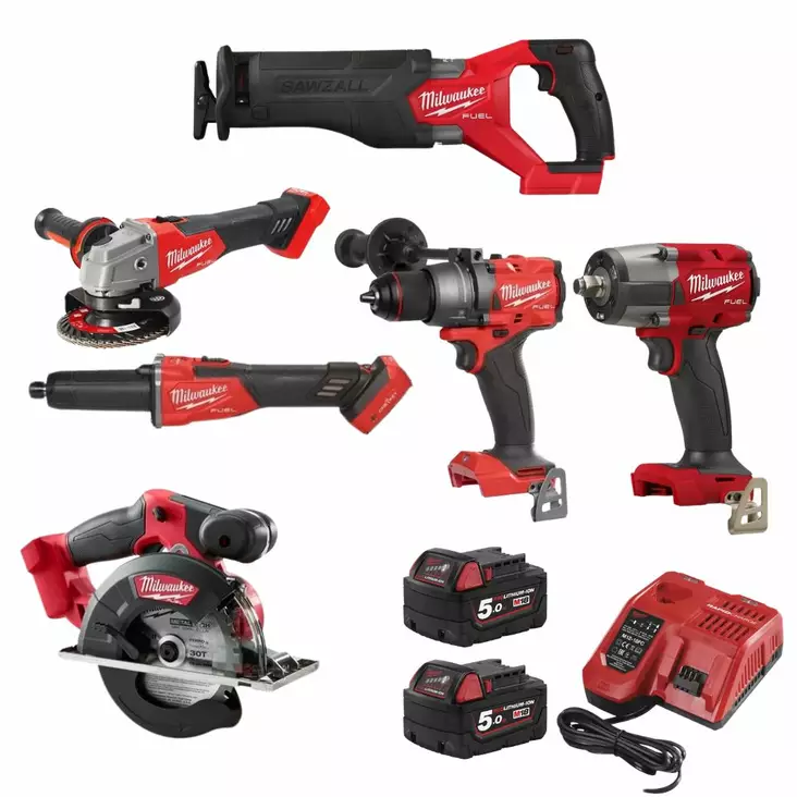 Milwaukee M18 Metallimiehen konesarja - Akkukonesarjat - MWMETALLIMANPAK18 - 2