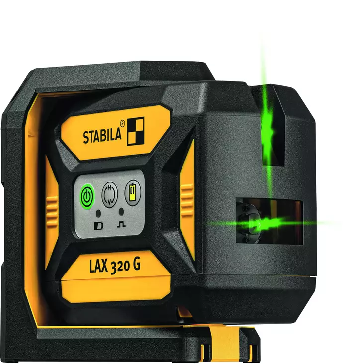 STABILA Laserpaketti LAX 320 G + RL 230 G vastaanotin pidikkeellä - Viivalaserit - 674268 - 1