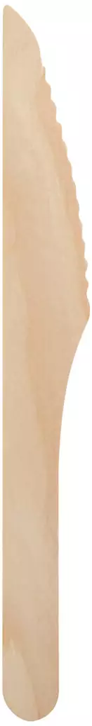 VEITSI 100KPL PUINEN PINNOITETTU - Kertakäyttöastiat ja retkiastiat - KER018 - 1