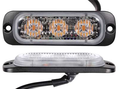 AXIXTECH ST3 KELTAINEN LED-TASOVILKKU 3-LED - Majakat ja varoitusvilkut - 1603-300589 - 2