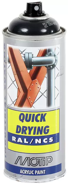 SPRAYMAALI MUSTA HARMAA RAL7021 AKR 400ML - Tekniset kemikaalit - TIP07149 - 1