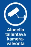 OPASTE 200X300 ALUEELLA TALLENTAVA KAMERAVALVONTA - Ensiapu ja työsuojelu - TRA059 - 1
