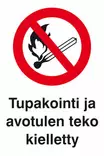 OPASTE 200X300 TUPAKOINTI JA AVOTULEN TEKO KIELLET - Ensiapu ja työsuojelu - TRA049 - 1