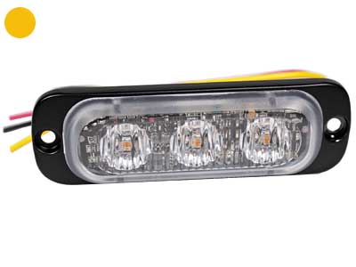 AXIXTECH ST3 KELTAINEN LED-TASOVILKKU 3-LED - Majakat ja varoitusvilkut - 1603-300589 - 1