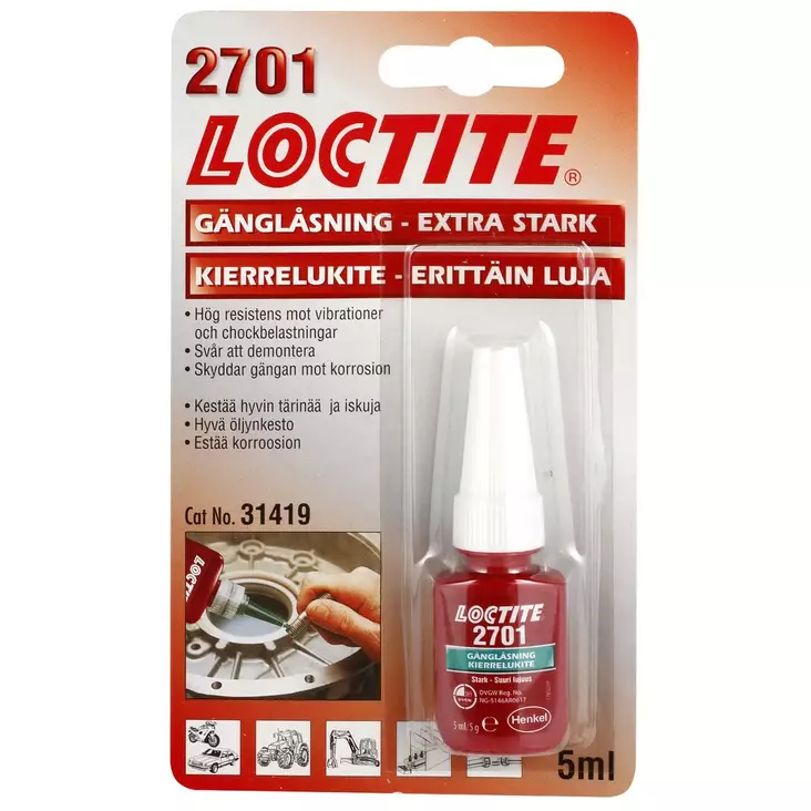 KIERRELUKITE VAHVA 5ML(2701) - Tekniset kemikaalit - HK31419 - 1