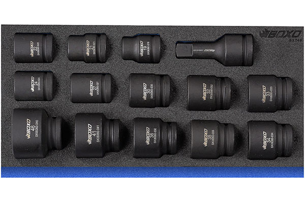 KONEHYLSYSARJA 3/4" 19-46MM, 14 OSAA - Moduulit työkaluvaunuihin - 284-BX749 - 1