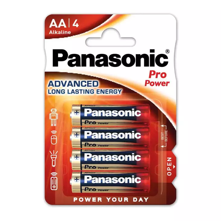 PANASONIC PRO POWER AA LR6PPG/4BP 4KPL/PKT - Paristot - 00235899 - 1