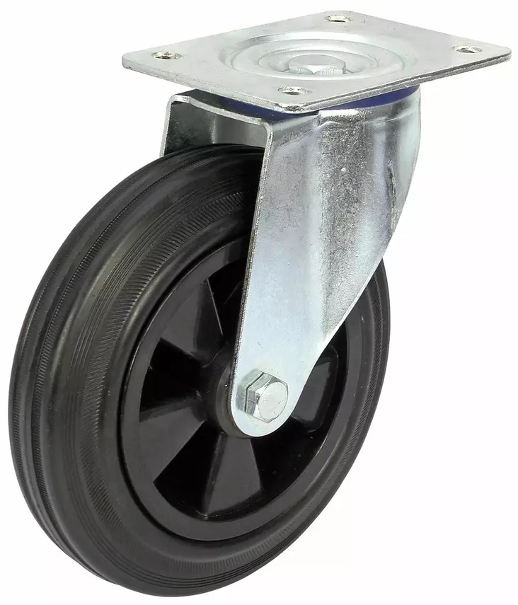 PYÖRÄ VAUNUN KÄÄNT.80MM MUSTA - Vaunu- ja kalusterenkaat - X008189 - 1