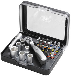 RUUVAUSKÄRKISARJA/HYLSYSARJA 26-OS. RÄIKKÄVÄÄNTIM - Ruuvauskärjet ja pidikkeet - IKH6119 - 1