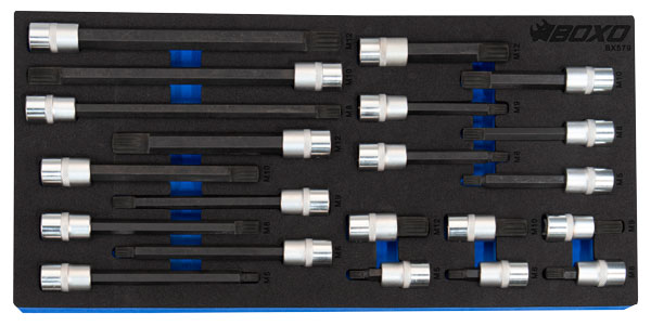 XZN-HYLSYSARJA 3/8" 21-OS. M5-M12 - Moduulit työkaluvaunuihin - 284-BX579 - 1