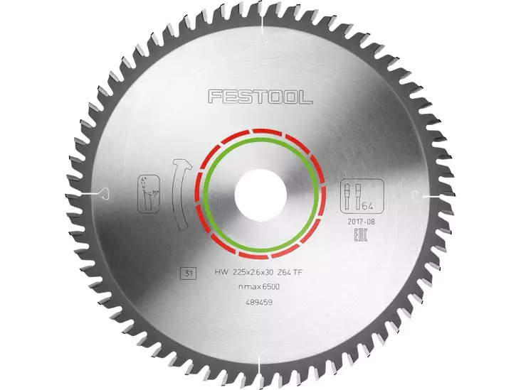 Festool Sahanterä LAMINATE/HPL HW 225x2,6x30 TF64 - Sirkkelinterät - 489459 - 1