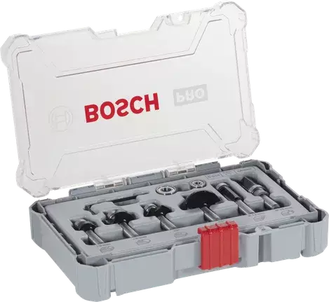 Jyrsinteräsarja PRO 8 MM 6KPL - Yläjyrsimen terät - 2607017469 - 1