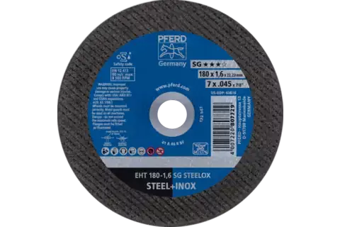 KATKAISULAIKKA 180X1,6 PFERD INOX - Katkaisulaikat - P807729PAK - 1