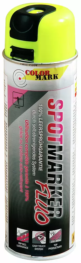 MAALI MERKINTÄ 500ML KELTAINEN FLUORI SPOT - Tekniset kemikaalit - TIP201509 - 1