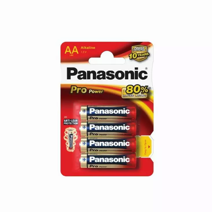 PANASONIC PRO POWER AA LR6PPG/4BP 4KPL/PKT - Paristot - 00235999 - 1