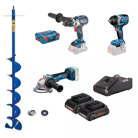 BOSCH Akkukonesarja 3 konetta + jääkaira - Akkukonesarjat - 06019M2025BFKAIRA - 1