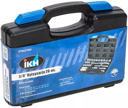 HYLSYSARJA 3/8" 27-OS 6-24MM - Hylsysarjat - XTSA2780A - 2