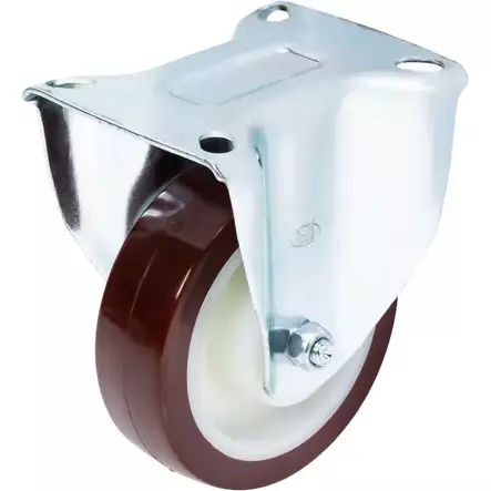 Kiintopyörä uretaani 125mm - Vaunu- ja kalusterenkaat - XPKU12535A - 1