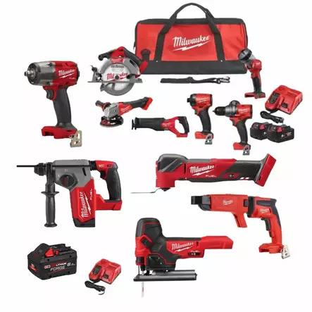 MILWAUKEE RAKSAKONEET SETTI - Akkukonesarjat - MWRAKSA - 7