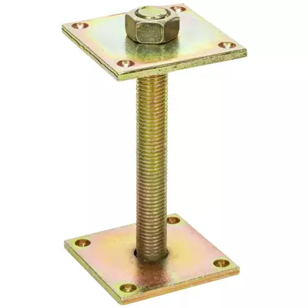 Säätöjalka M24 100x100mm kork. 200mm - Pilarikengät - JSP24200A - 1
