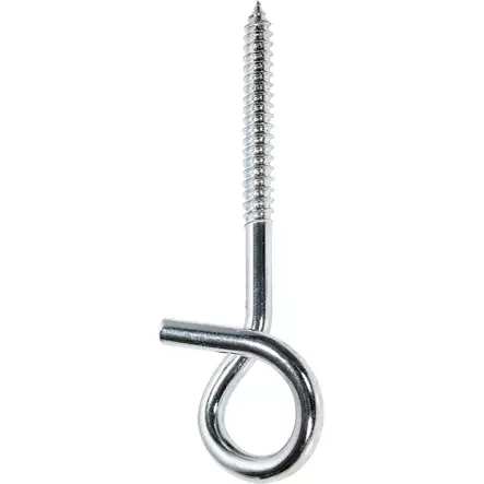 Saparokoukku 10X160mm 2kpl Sinkitty - Työkaluseinät ja koukut - FIX1294A - 1