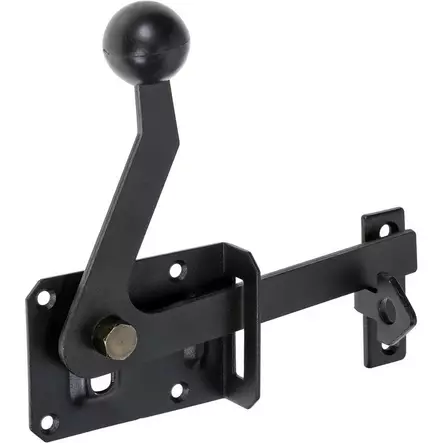 SÄPPISALPA MUSTA 80X60MM - Saranat, salvat ja helat - FIX1083A - 1