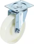 Kääntöpyörä 80mm Valkoinen - Vaunu- ja kalusterenkaat - XPS80030A - 1