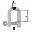 Sakkeli ruuvilla M19/20 kg - Luokitellut nostoketjut - V1617A - 2