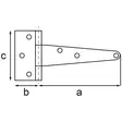 Sarana T 125 Zn 2kpl - Saranat, salvat ja helat - FIX1132A - 2