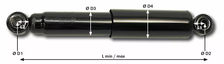 ISKUNVAIMENNIN PERÄVAUNUUN - Peräkärrytarvikkeet - PV300037A - 1