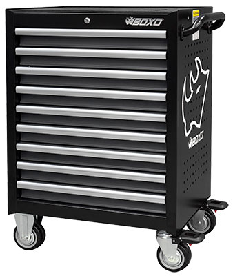 TYÖKALUVAUNU 680X480X1020MM 9 VETOLAAT. - Työkaluvaunut - 285-7091A - 1