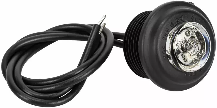 ÄÄRIVALO LED PYÖREÄ KELTAINEN 12-24V - Peräkärryn valot - ST100688AA - 1