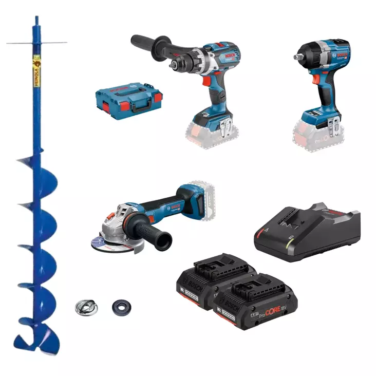 BOSCH Akkukonesarja 3 konetta + jääkaira - Akkukonesarjat - 06019M2025BFKAIRA - 1
