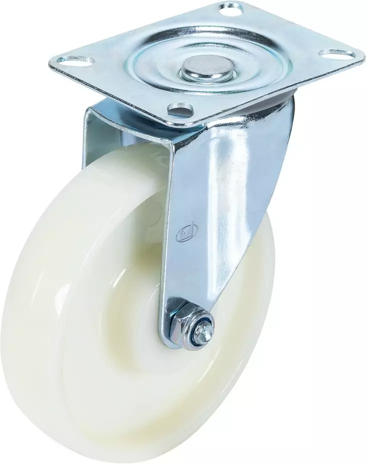 Kääntöpyörä 80mm Valkoinen - Vaunu- ja kalusterenkaat - XPS80030A - 1