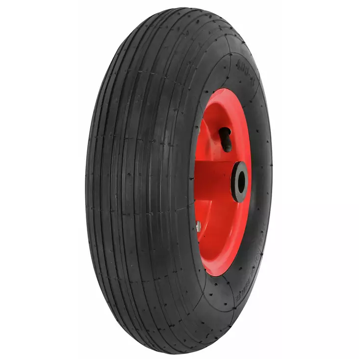 Pyörä 4.00X6 Met/Liukul. Täydellinen - Ilmakumirenkaat - XPR350100A - 1