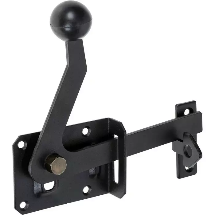 SÄPPISALPA MUSTA 80X60MM - Saranat, salvat ja helat - FIX1083A - 1