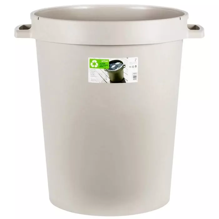 Vesisaavi 80L Uusiomateriaali Taupe - Ämpärit, paljut ja astiat - OX003A - 1