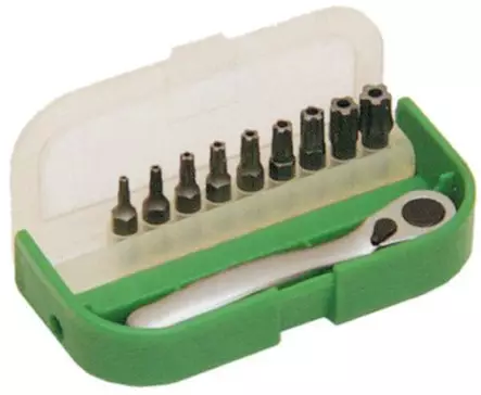 TURVATORXSARJA 10-OS 5PT BITS - Hylsysarjat - 291-33-5PTB - 1