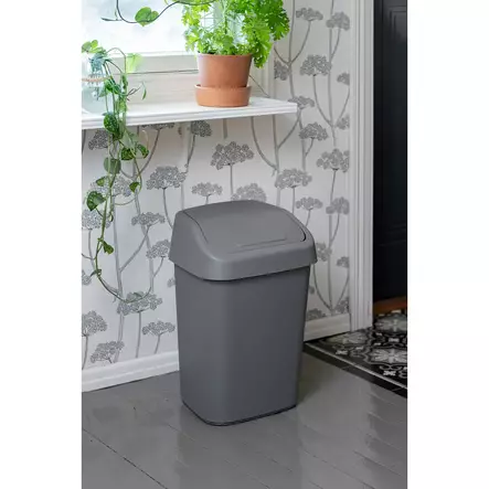 Heiluriroskis 25L Kivenharmaa - Siivousvälineet - OX008B - 2